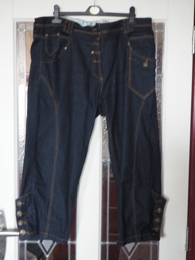 Zheni blauwe jeans spijkerbroek mt 50, Kleding | Dames, Zhenzi, Blauw, Ophalen of Verzenden, Zo goed als nieuw