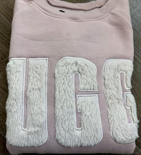 (Pastel)roze UGG sweater fleece-gevoerd (M), Kleding | Dames, Maat 38/40 (M), UGG, Ophalen of Verzenden, Zo goed als nieuw