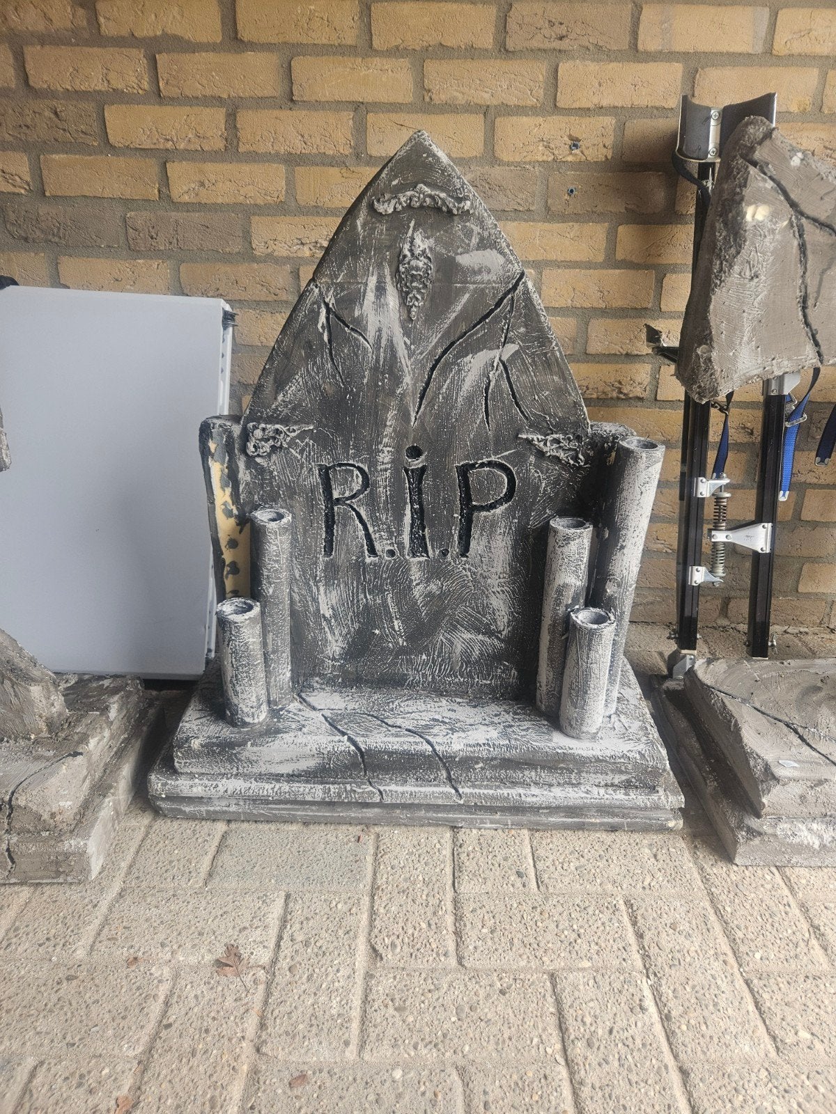 Grafstenen voor halloween., Ophalen of Verzenden, Gebruikt