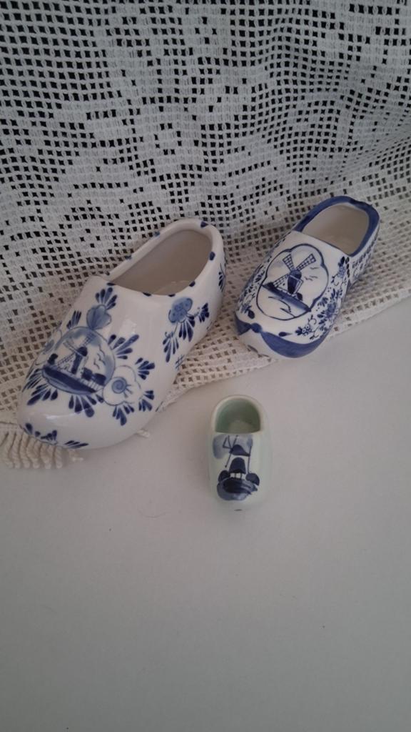 Delfts blauwe klompjes - Handbeschilderd, Antiek en Kunst, Ophalen of Verzenden