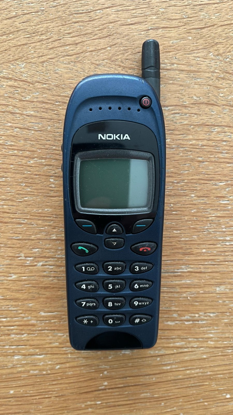 Nokia 6150 - Prima werkende telefoon (accu leeg), Telecommunicatie, Ophalen, Gebruikt, Blauw, Geen camera