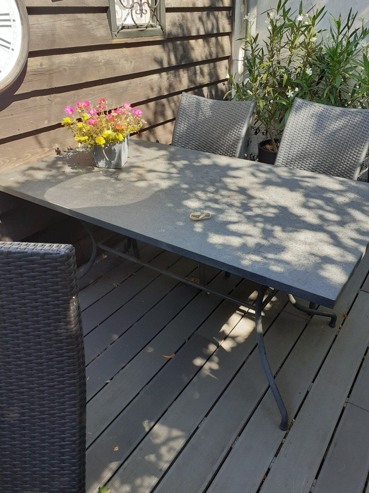 hardstenen tuintafel, Tuin en Terras, Ophalen
