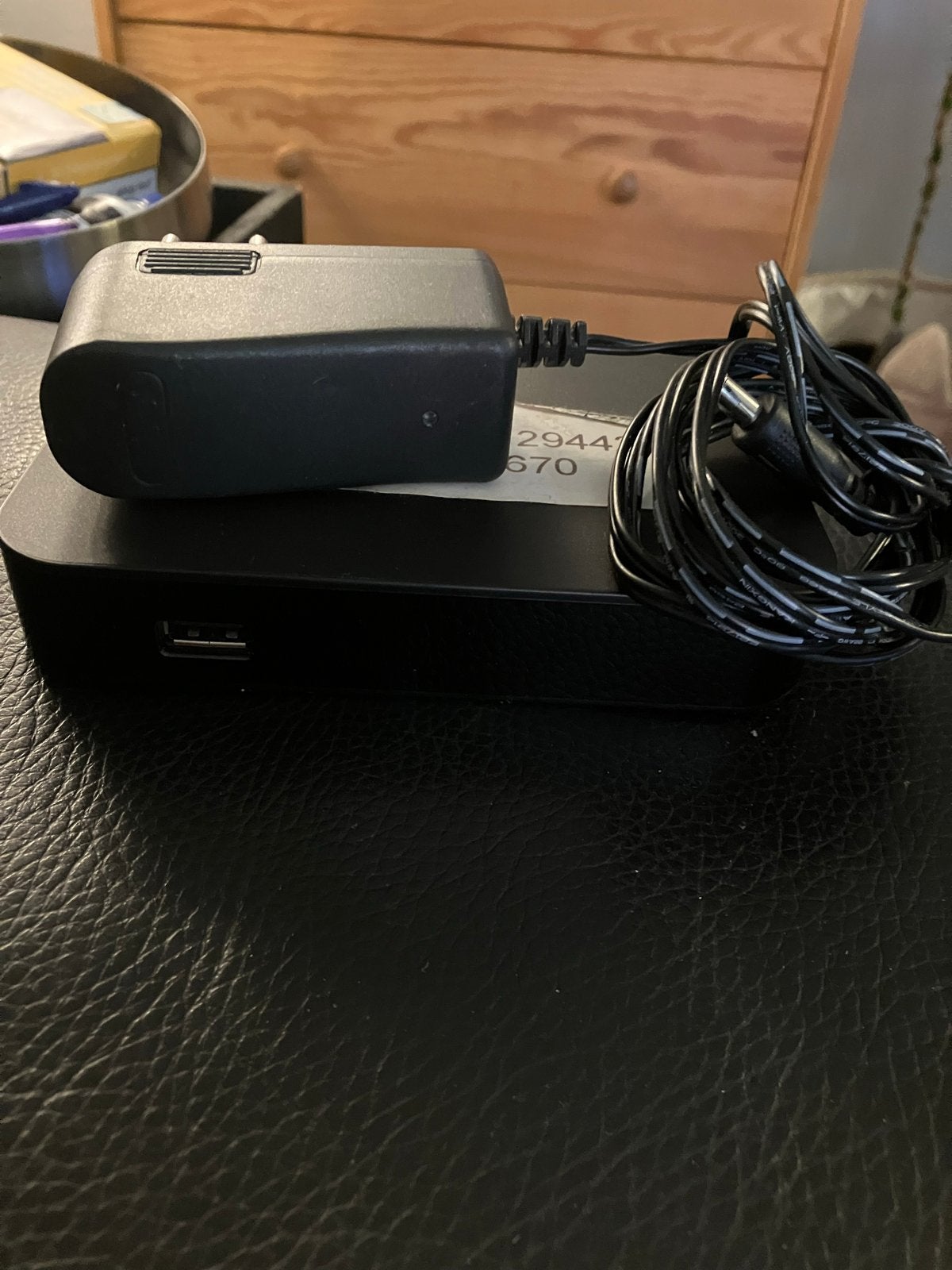 Infomir MAG322 Set-Top Box met adapter, Ophalen of Verzenden, Gebruikt, Decoder
