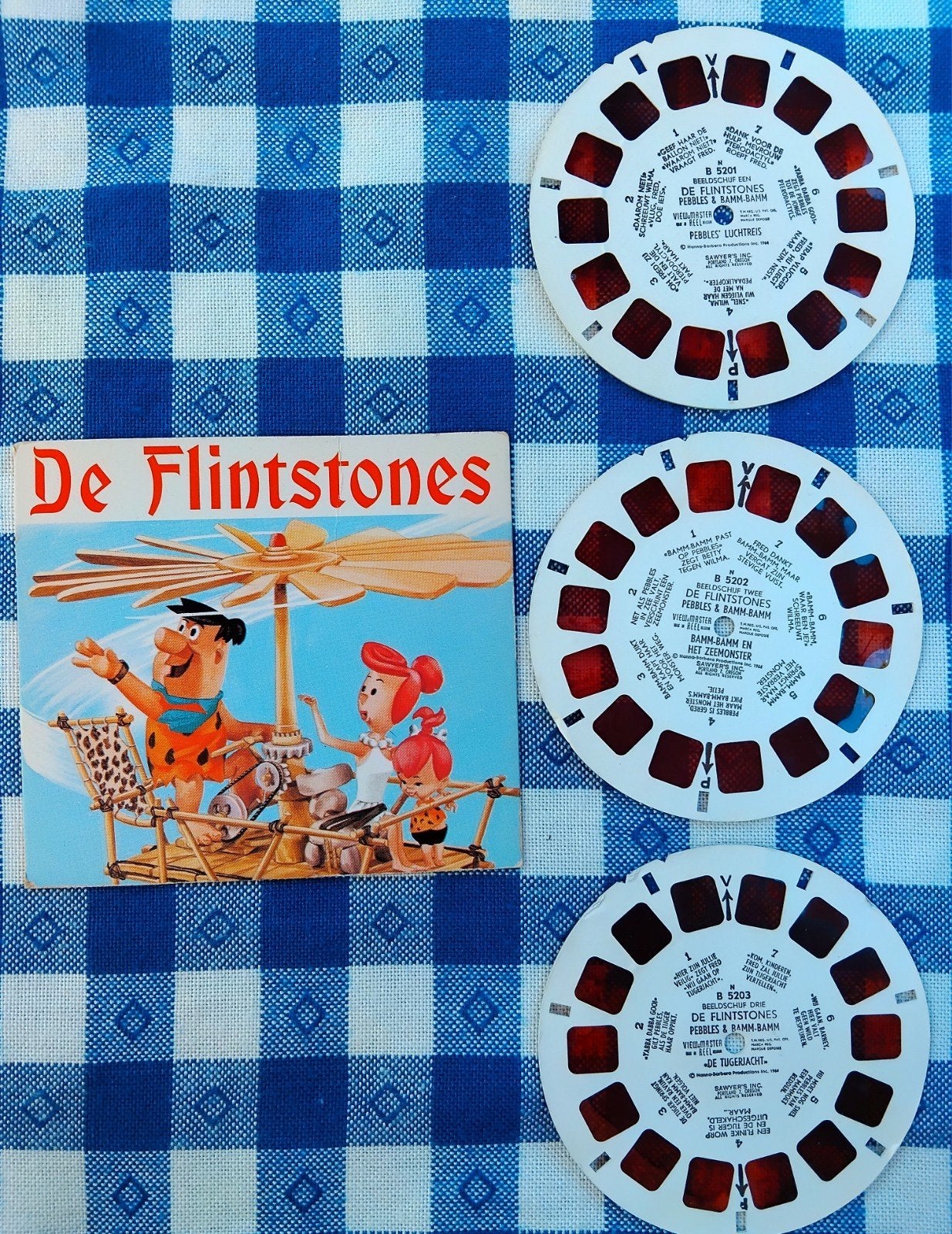 De Flintstones View-Master set - 1971 -, Verzamelen, Ophalen of Verzenden, Gebruikt