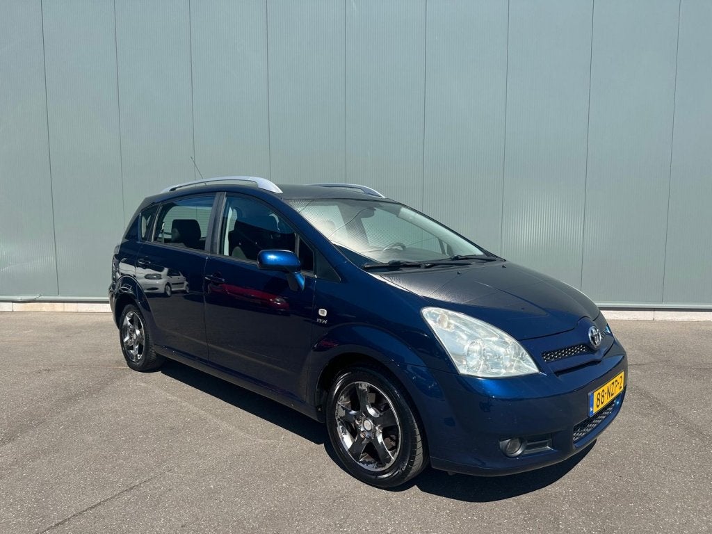 Toyota Corolla Verso 1.8 VVT-i Terra 7 PERSOONS | CLIMA AIRC, Auto's, 13 km/l, 129 pk, Blauw, 7 stoelen