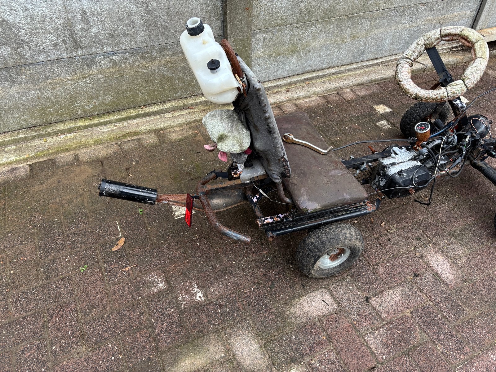 Go-kart omgebouwde skelter - Hobby project, Kinderen en Baby's, Ophalen, Gebruikt, Overige merken, Motor
