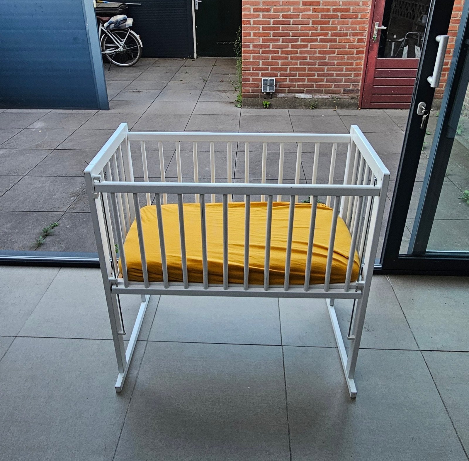 Petite Amélie Co-Sleeper / Wieging incl. Matras en Hoeslaken, Ophalen of Verzenden, Zo goed als nieuw, Wieg