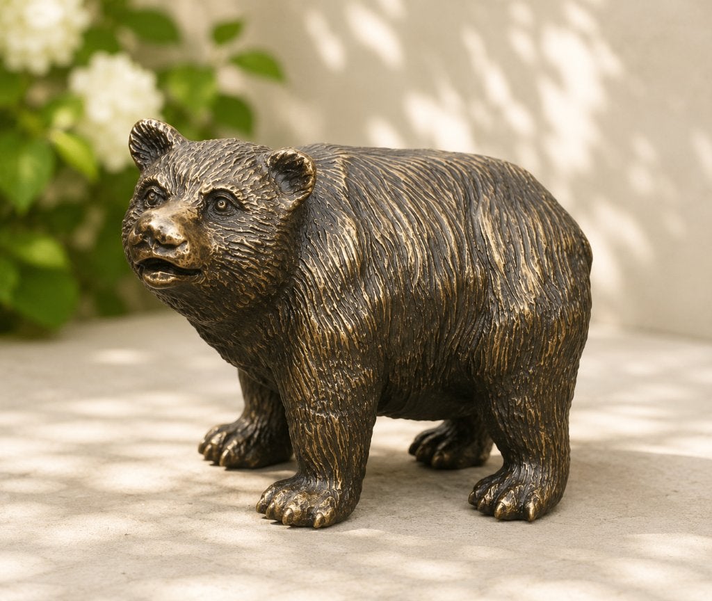 BEER / bronzen beeld, Verzamelen, Dierenverzamelingen, Nieuw, Beeldje of Figuurtje, Wild dier, Ophalen of Verzenden
