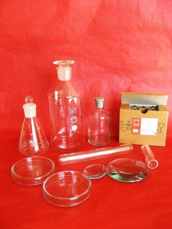 Laboratorium glas, Ophalen of Verzenden, Gebruikt, Meerdere media