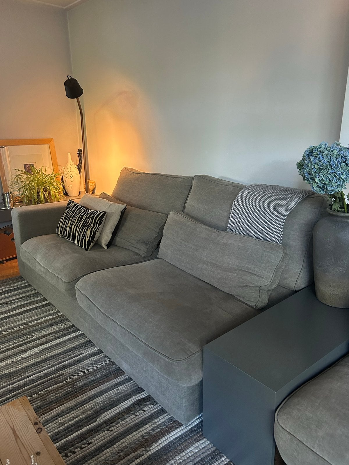 Grote hoekbank met losse elementen, Huis en Inrichting, Ophalen, Gebruikt, 100 tot 125 cm, Hoekbank