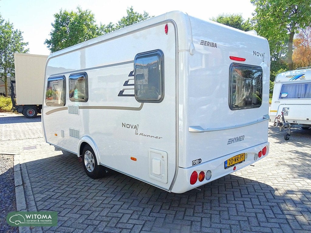 Eriba Nova Light Runner 465 super compleet !, Caravans en Kamperen, Caravans, Standaardzit, Bedrijf, Overige typen, 4 tot 5 meter