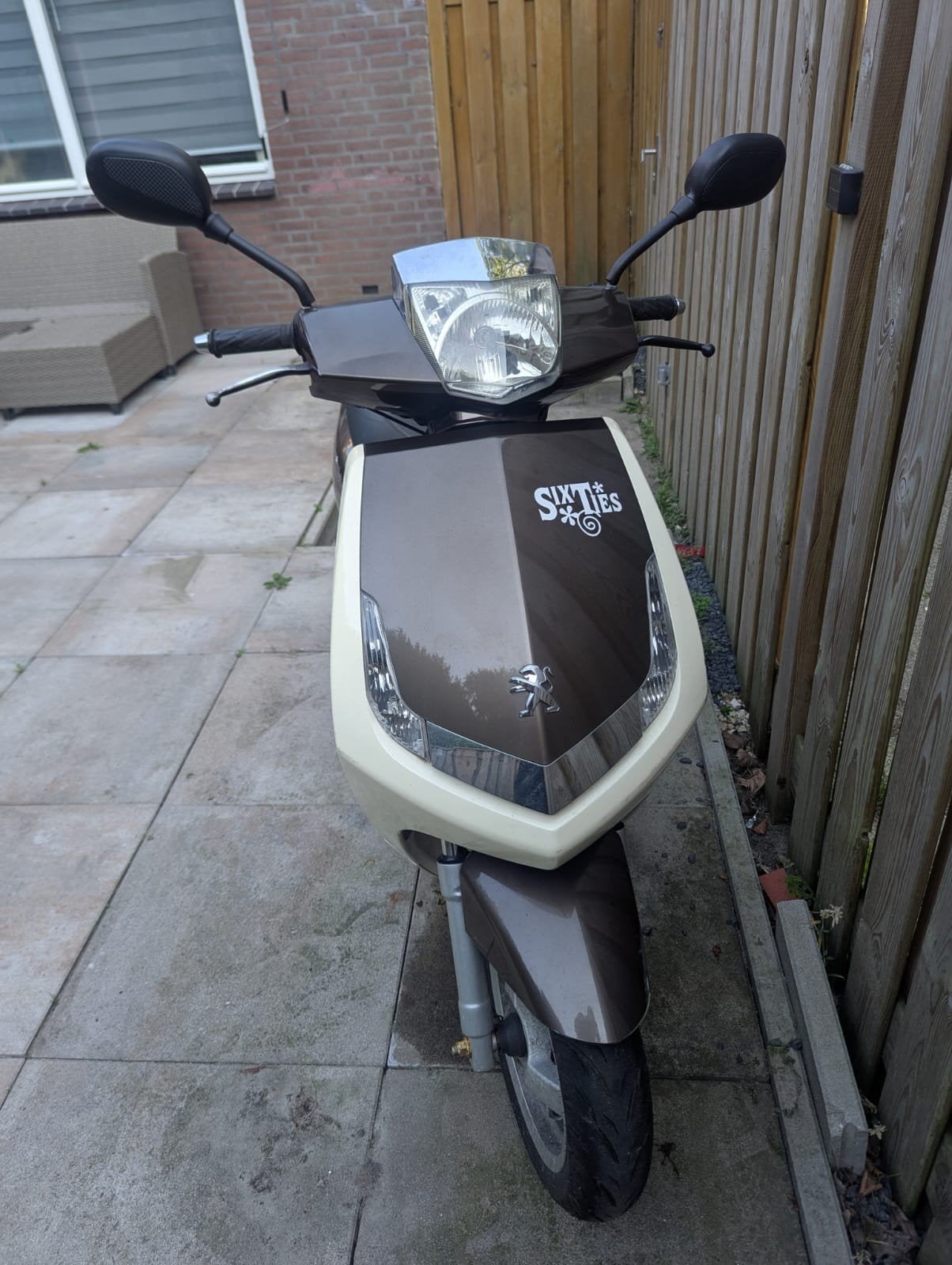 Peugeot Vivacity Sixties 45km/uur, Fietsen en Brommers, Scooters | Peugeot, Ophalen, Gebruikt, Benzine, Vivacity
