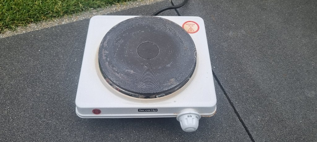 electrische kookplaat 1500 watt, Ophalen, Gebruikt