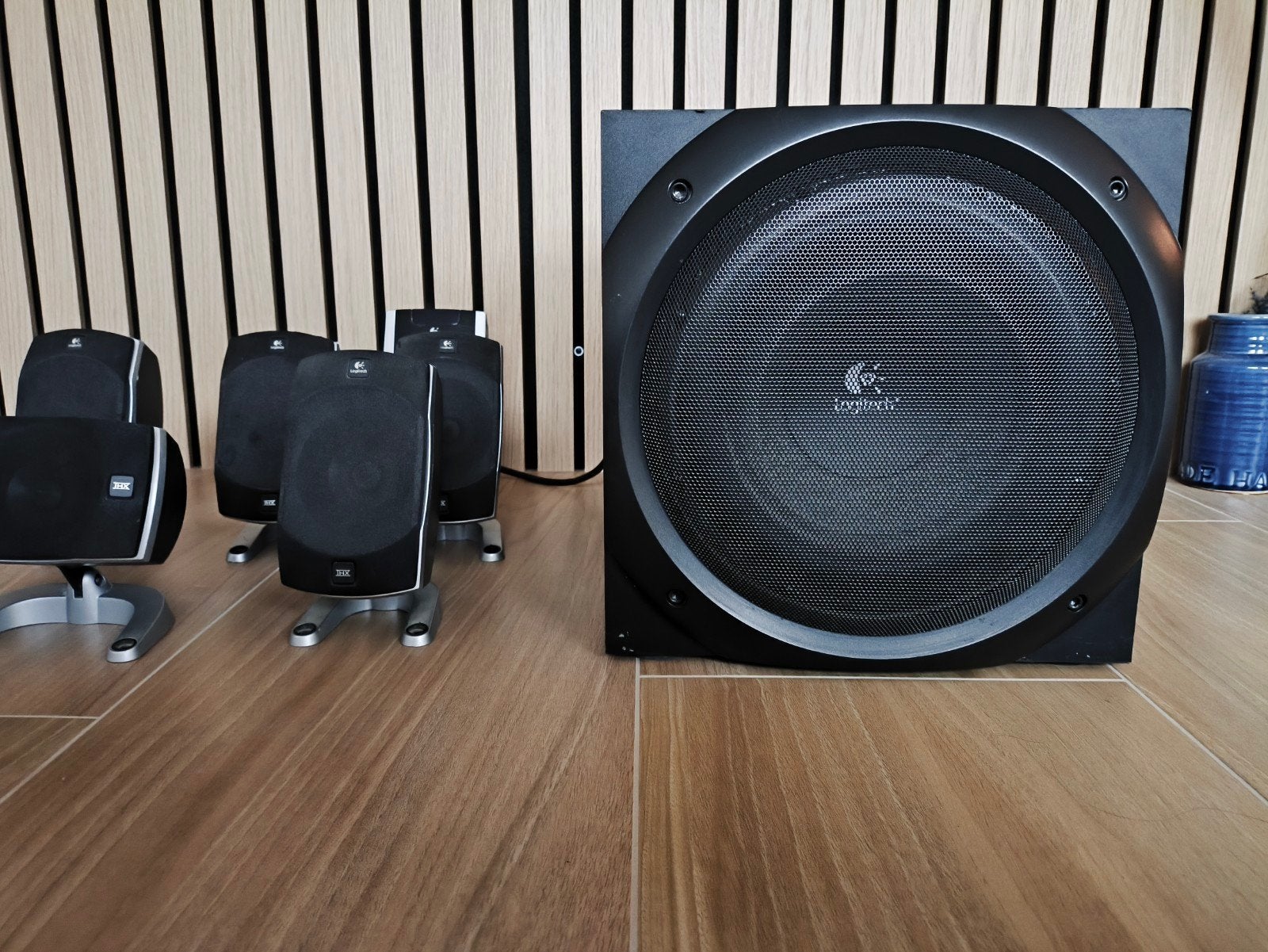 Logitech Z-5500 5.1 Surround THX Dts, Gebruikt, 70 watt of meer, 5.1-systeem, Overige spelers