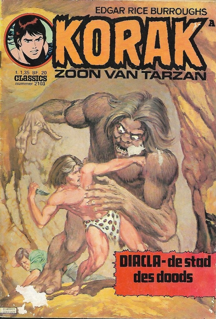 Korak zoon van Tarzan - N. 2103: Diacla de stad des doods, Eén comic, Ophalen of Verzenden, Gelezen, Amerika