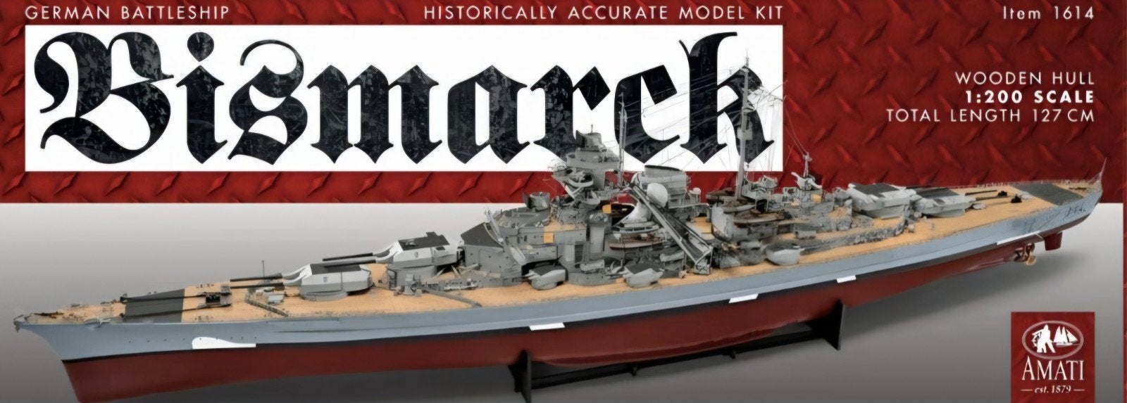 Bismarck - Amati model 1:200, Ophalen