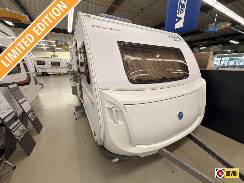 Knaus Sudwind Exclusive 580 UF met mover en voortent, Rondzit, Schokbreker, Bedrijf, Overige typen