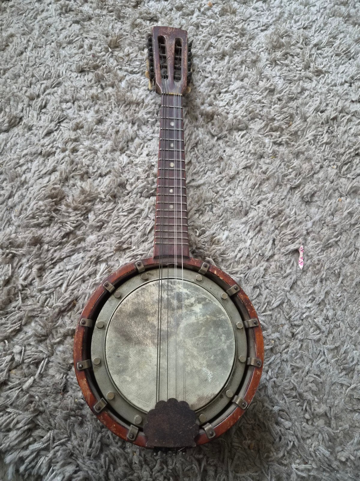 Vintage Banjo Mandoline - Uniek Muziekinstrument, Ophalen of Verzenden, Gebruikt, Overige typen