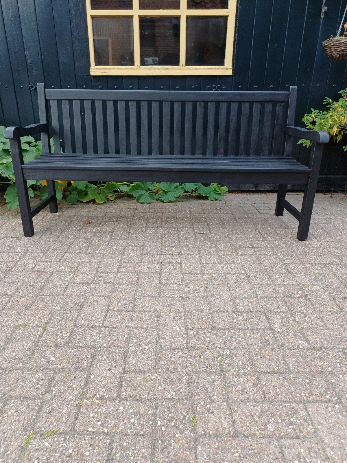 Teakhouten tuinbank., Ophalen, Teakhout