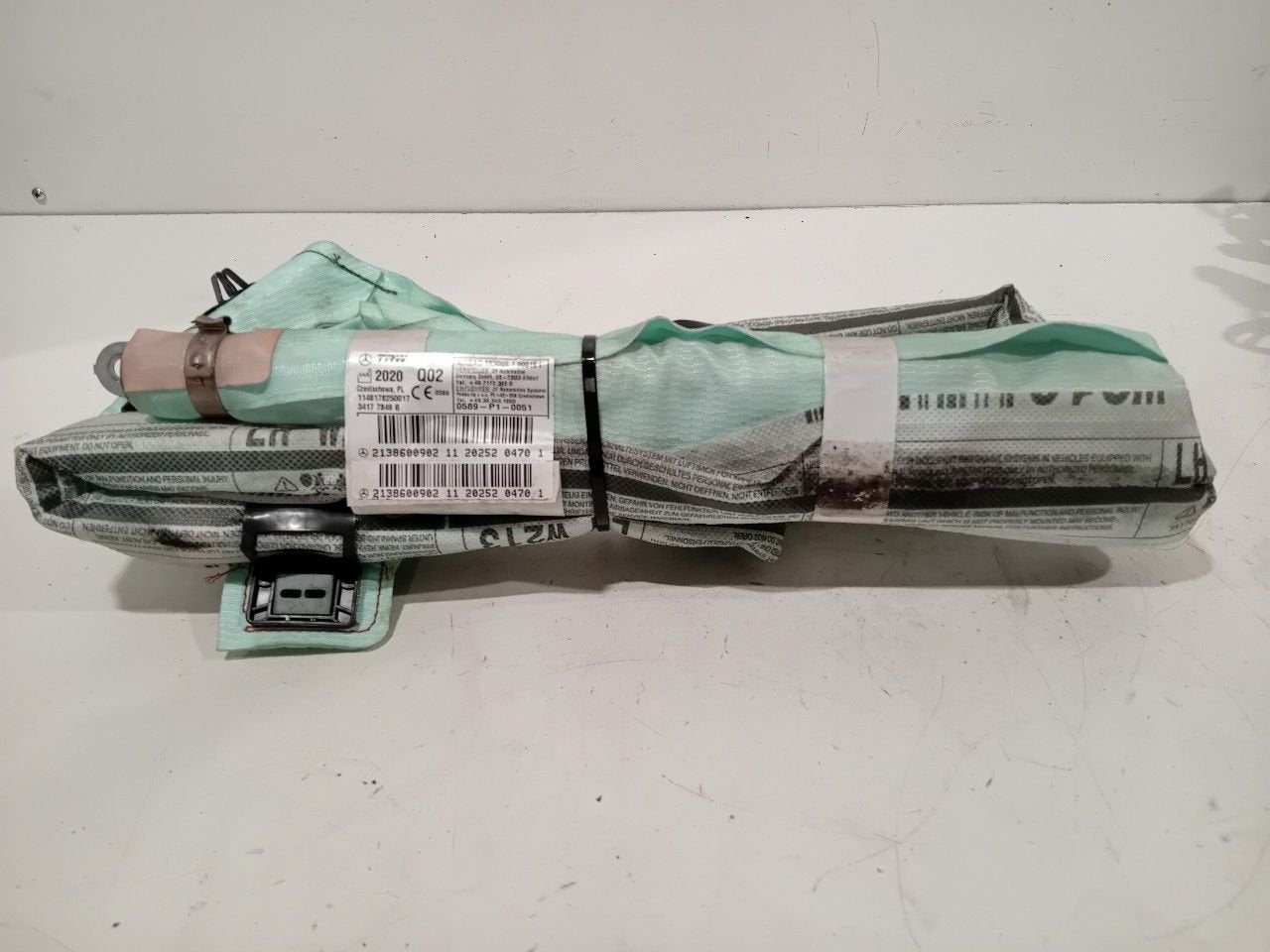 Gordijn airbag links Mercedes-Benz E-Klasse, Onderdelen@venauto.nl, Van der Ven Autorecycling B.V., Gebruikt, Ettenseweg 76, 4706 PB Roosendaal, The Netherlands