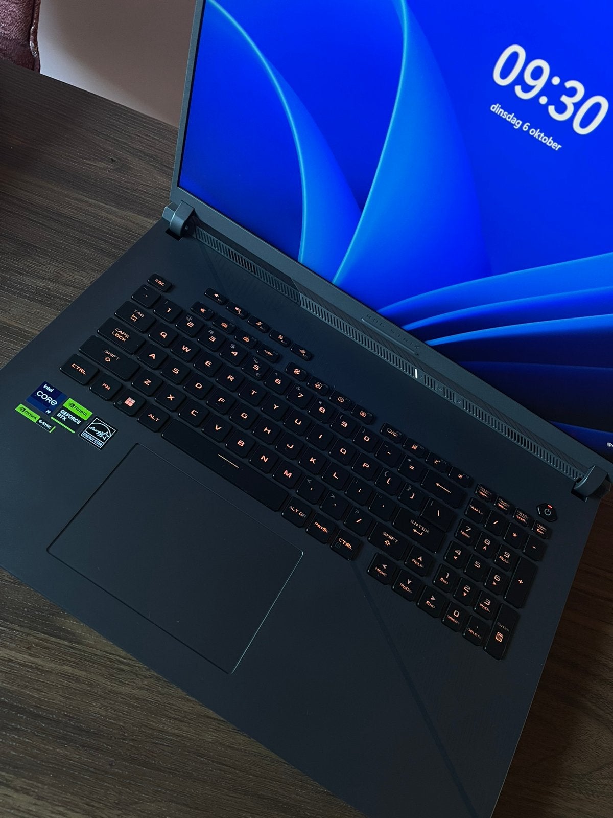 ASUS ROG Strix G18 | Intel Core i9 | GeForce RTX | 18 inch, Ophalen, Zo goed als nieuw, Gaming, SSD