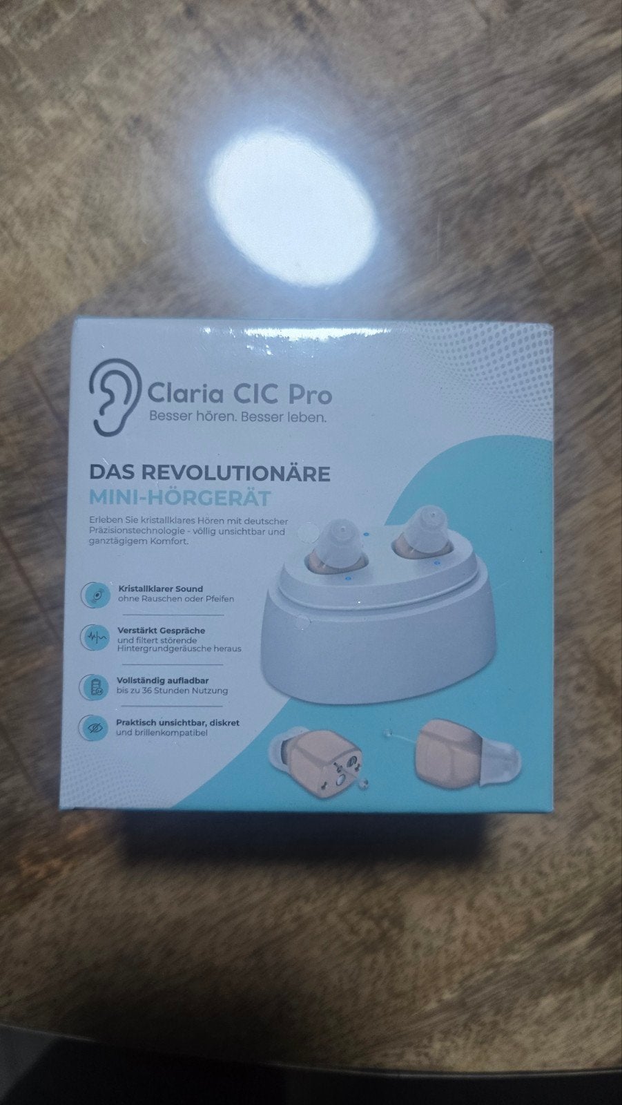 Claria CIC Pro Mini Gehoorapparaat - Nieuw, Ophalen of Verzenden, Nieuw