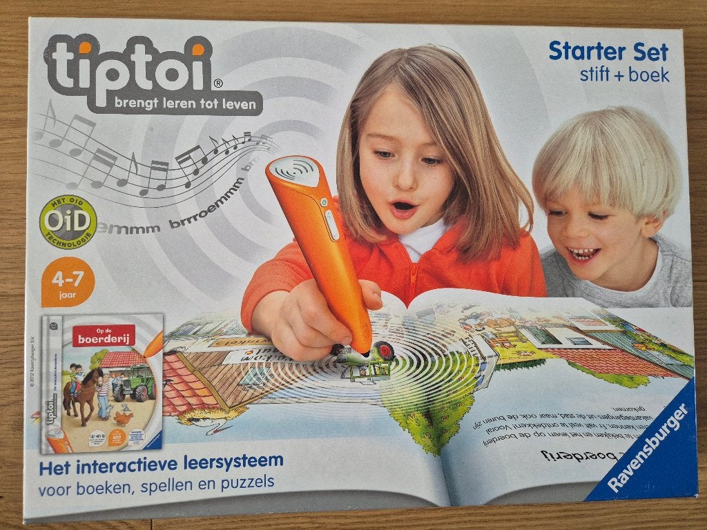 Tiptoi boek Op de boerderij (zonder pen), Ophalen of Verzenden, Gebruikt