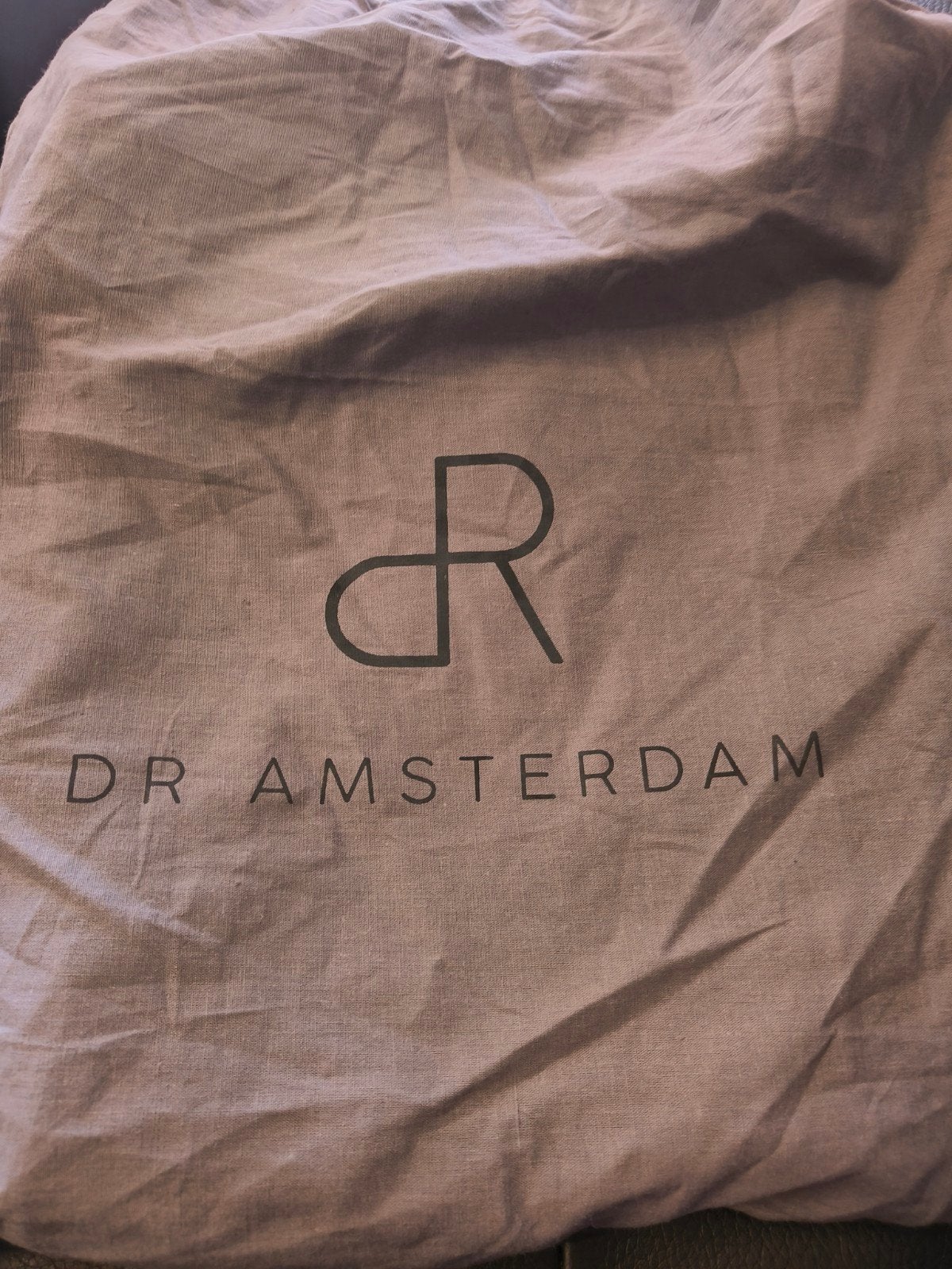DR Amsterdam Leren Schoudertas - Terracotta, Sieraden, Tassen en Uiterlijk, Tassen | Damestassen, Ophalen of Verzenden, Zo goed als nieuw