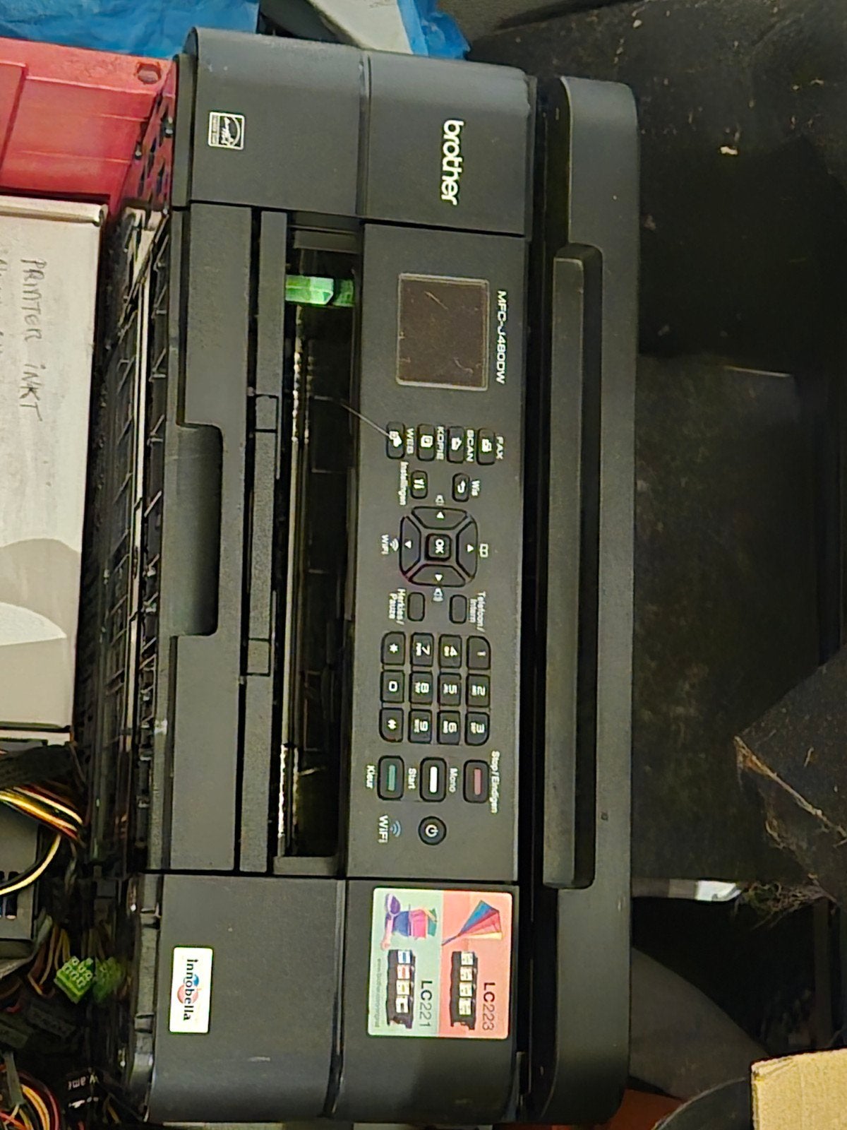 Brother MFC-J480DW All-in-One Inkjetprinter defect, Gebruikt, Inkjetprinter, All-in-one, Draadloos