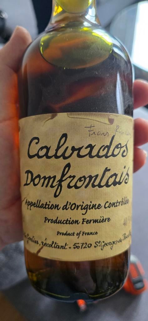 Calvados Domfrontais 1992 - Zeldzame Franse Appelbrandy, Ophalen of Verzenden