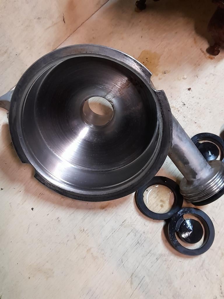 melkpomp rvs, Ophalen, Gebruikt, Elektromotor, 1400 tot 1800 rpm