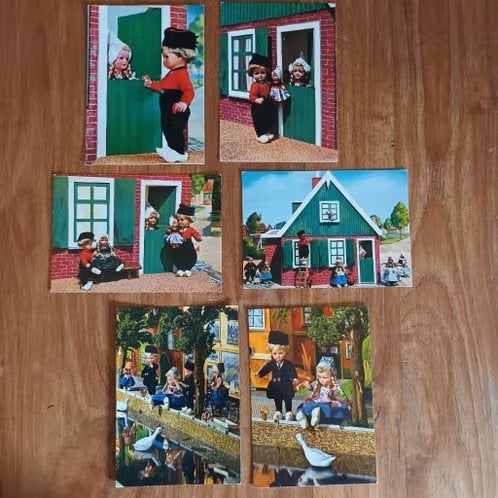 Dovina Rotterdam 6 kaarten, Ophalen of Verzenden, 1940 tot 1960, Voertuig