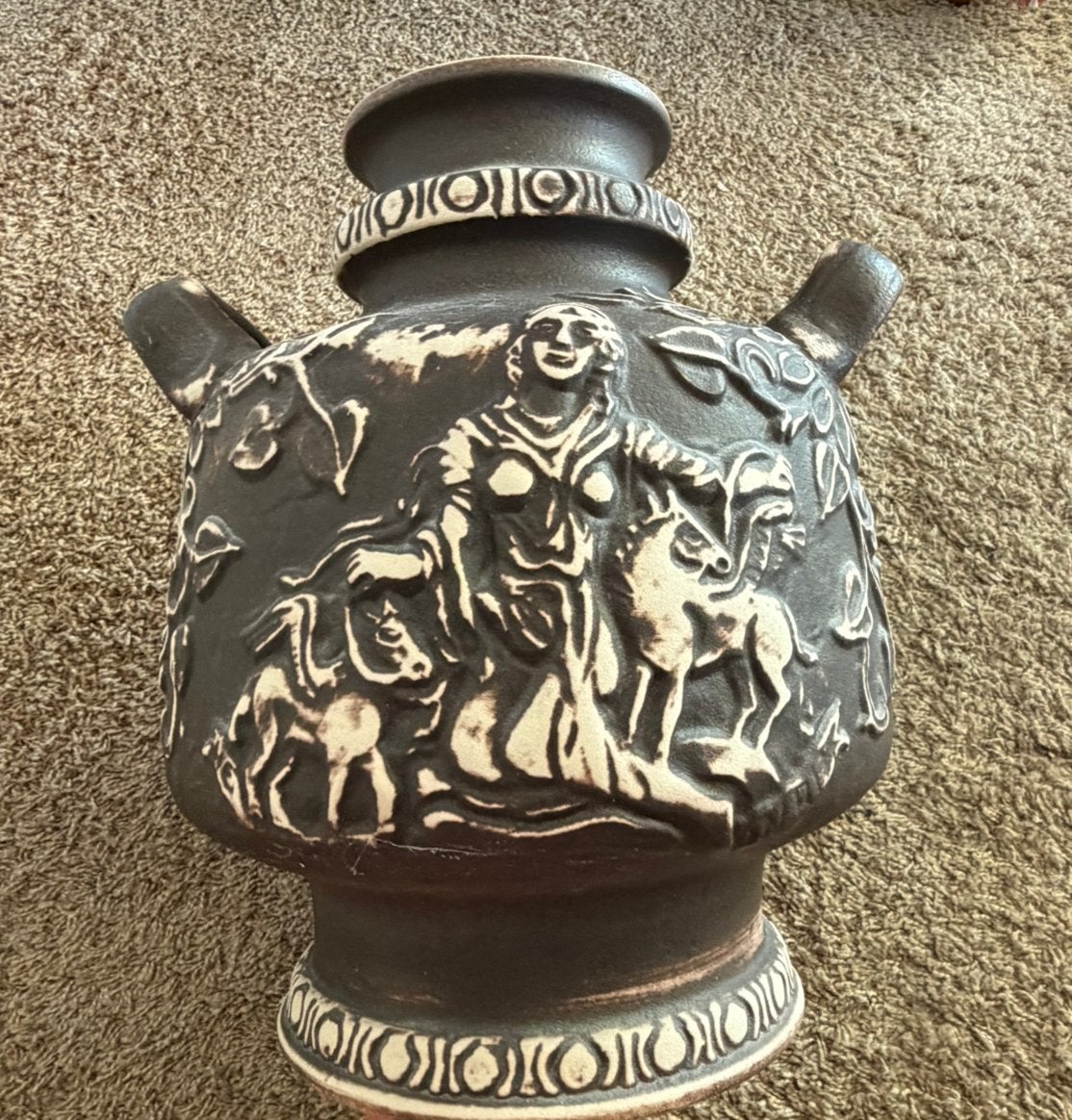 Vintage antieke Jasba keramik vaas – Mid-Century modern, Ophalen