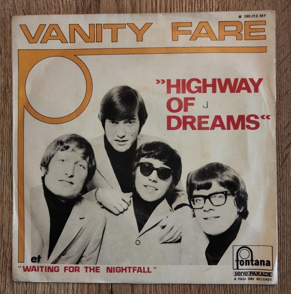 Vanity Fare Franse single Highway Of Dreams, Ophalen of Verzenden, Gebruikt, 7 inch, Pop