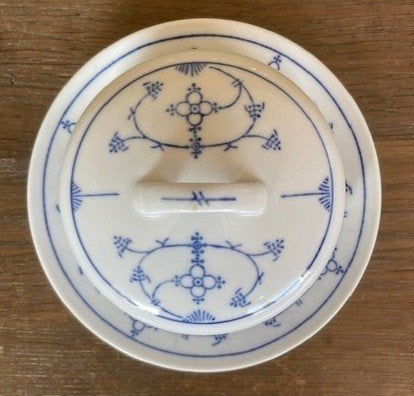 Jäger Blauw Saks ronde Botervloot, Huis en Inrichting, Keuken | Servies, Overige merken, Overige typen, Ophalen of Verzenden, Zo goed als nieuw
