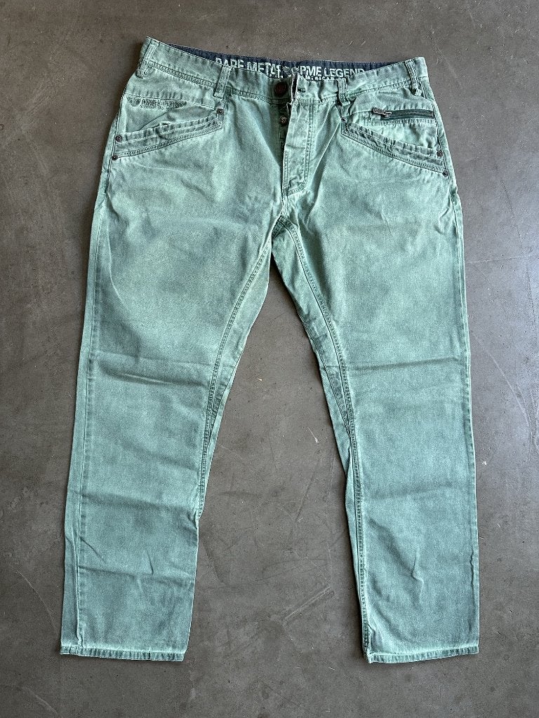 PME Legend - 38/32 - Bare Metal - uitstekende staat - groen, W36 - W38 (confectie 52/54), Overige kleuren, Ophalen of Verzenden