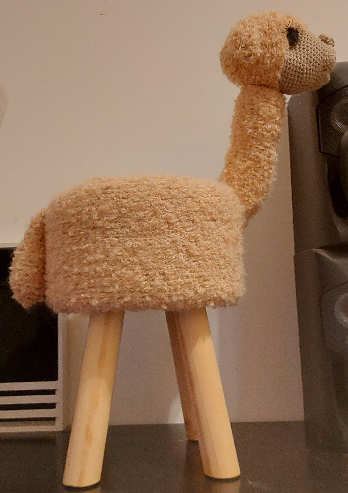 Leuke gehaakte alpaca dierenkruk - Handgemaakt, Ophalen of Verzenden, Nieuw