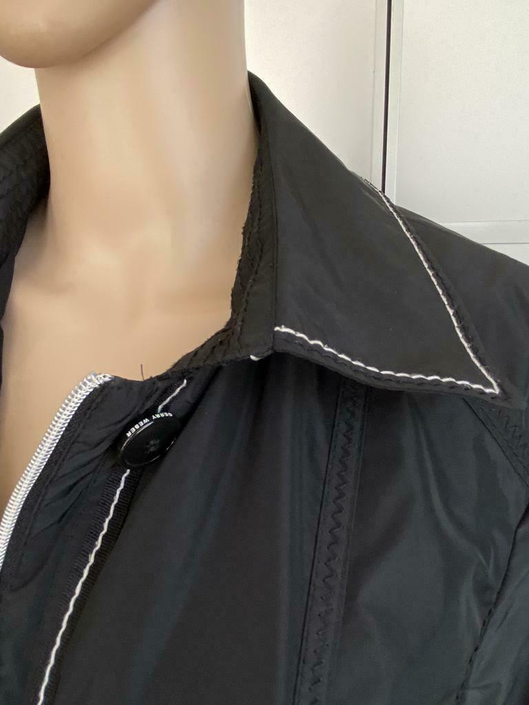 F1152 Gerry Weber: maat 40=M jas tussenjas regenjas windjas, Kleding | Dames, Jassen | Winter, Maat 38/40 (M), Zwart, Ophalen of Verzenden