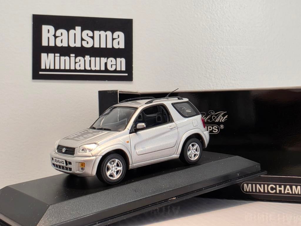 Toyota Rav4 3drs - silver - 1:43 Minichamps, Auto, Nieuw, Ophalen of Verzenden, MiniChamps