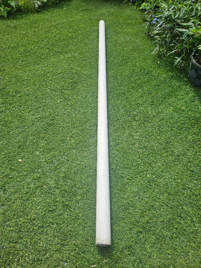 3 aluminium pijpen (oude vlaggenmasten), Ophalen, Gebruikt, Aluminium, 4 tot 6 meter
