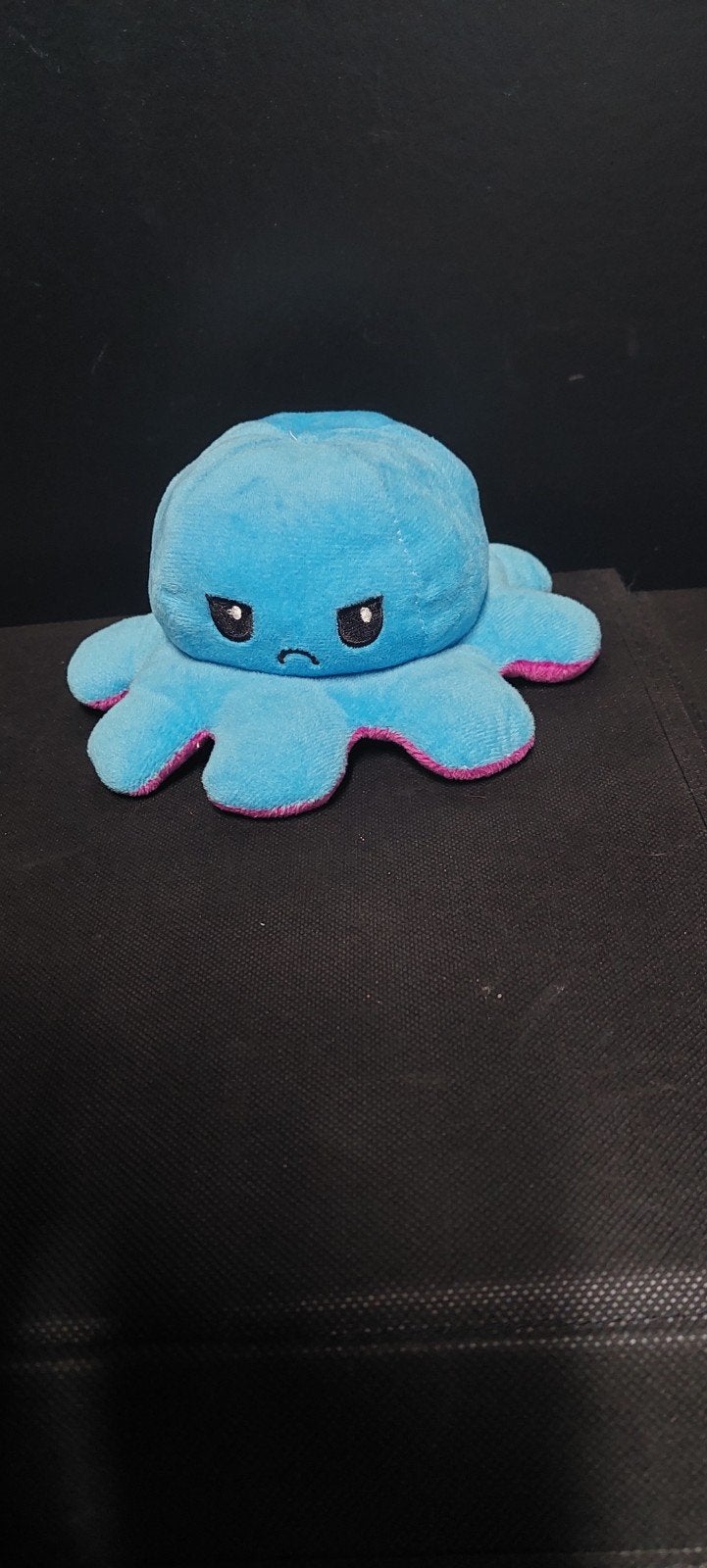 Omkeerbare Octopus Knuffel - Blauw/Roze, Overige typen, Ophalen of Verzenden, Zo goed als nieuw, Meerkleurig