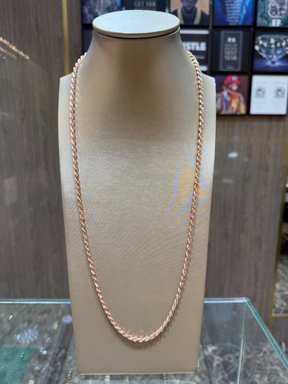 14KT Goud - 32.45 Gram - Ketting - ROPE, Sieraden, Tassen en Uiterlijk, Kettingen, Ophalen, Nieuw, Goud