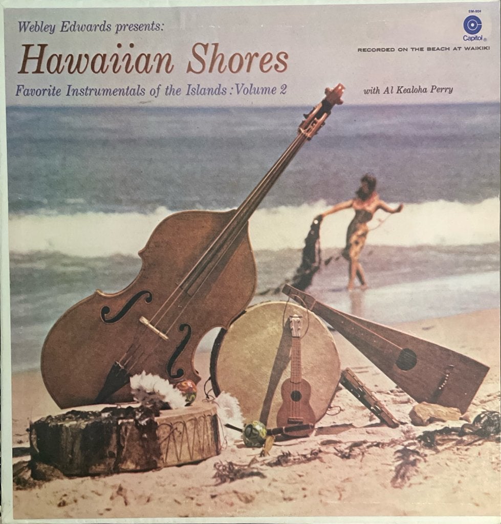 Webley Edwards Presents; Hawaiian Shores With Al Kealoha, LP, Ophalen of Verzenden, Zo goed als nieuw, 12 inch