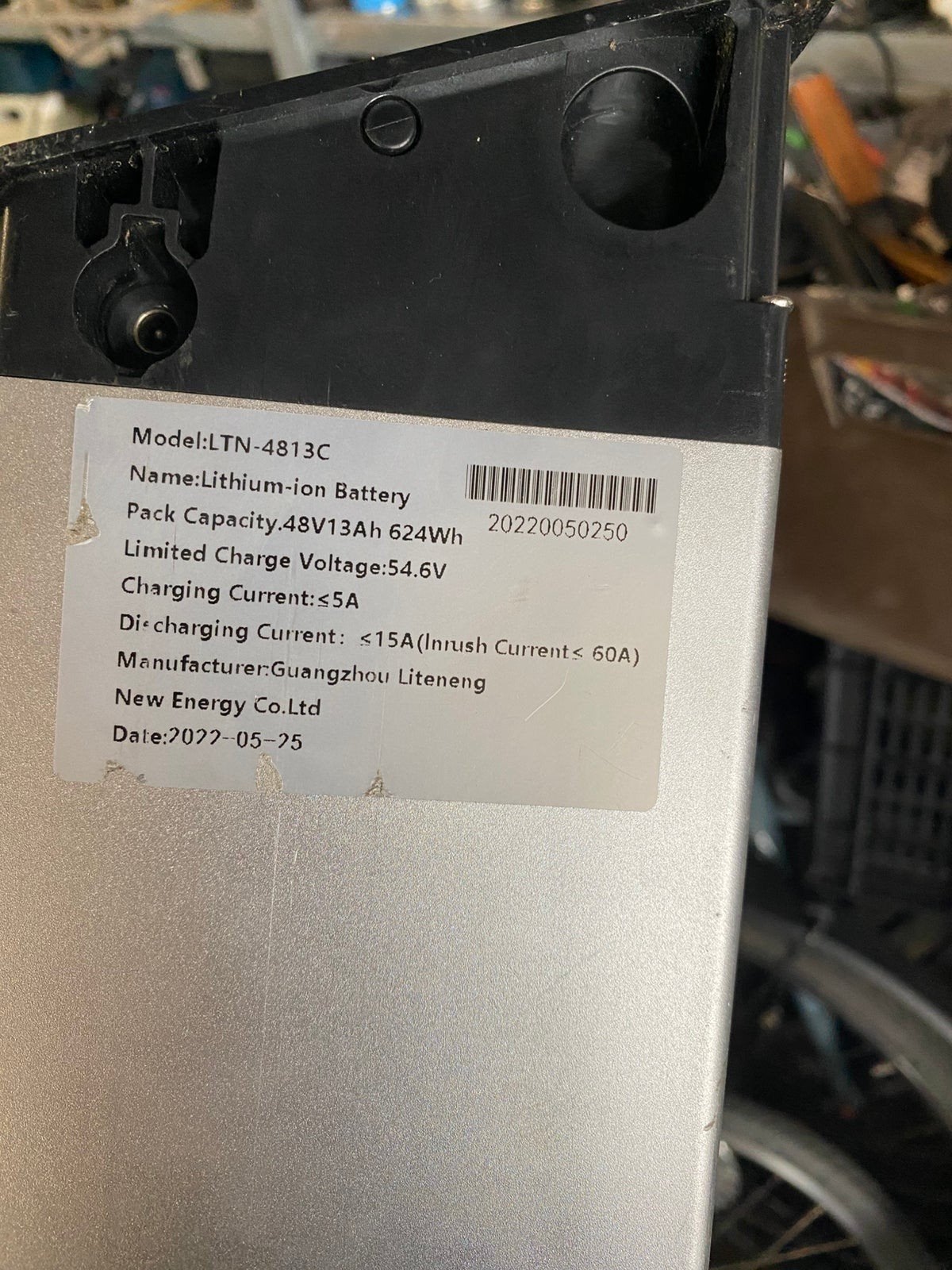 gezocht Engwe Accu 48V 13Ah 624Wh E-bike Batterij