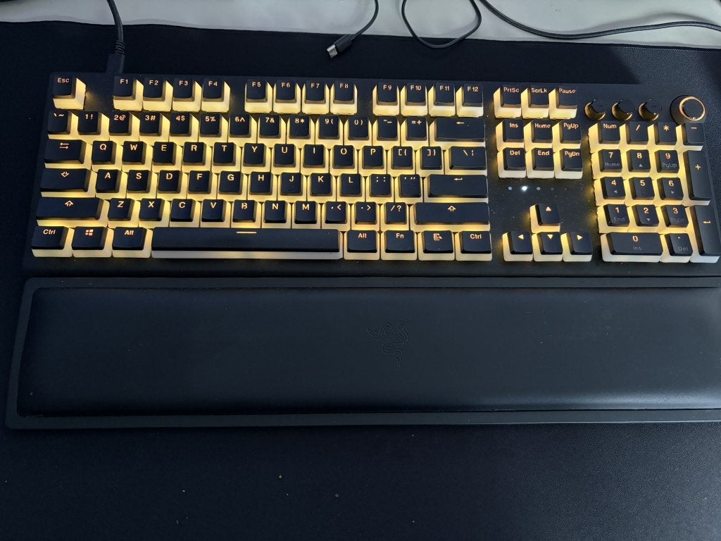 Razer BlackWidow V3 Pro, Razer Green, Qwerty US, Computers en Software, Toetsenborden, Gebruikt, Ophalen of Verzenden, Qwerty