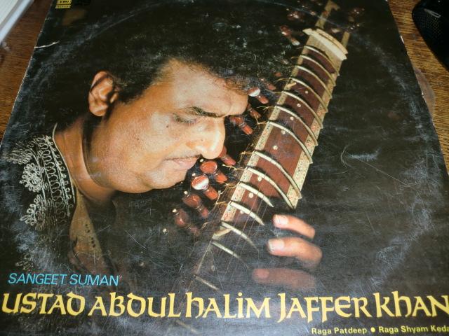 Ustad Abdul Halim Jaffer Khan ‎Sangeet Suman  HMV LP  India , Gebruikt, 1980 - 1989, Ophalen of Verzenden, Aziatisch