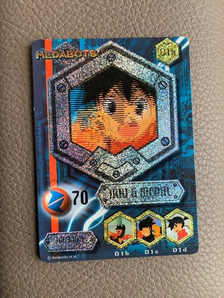 FOX KIDS card Ikke & Medal 2003 01a Medabots glitter, Verzamelen, Verzenden, Zo goed als nieuw