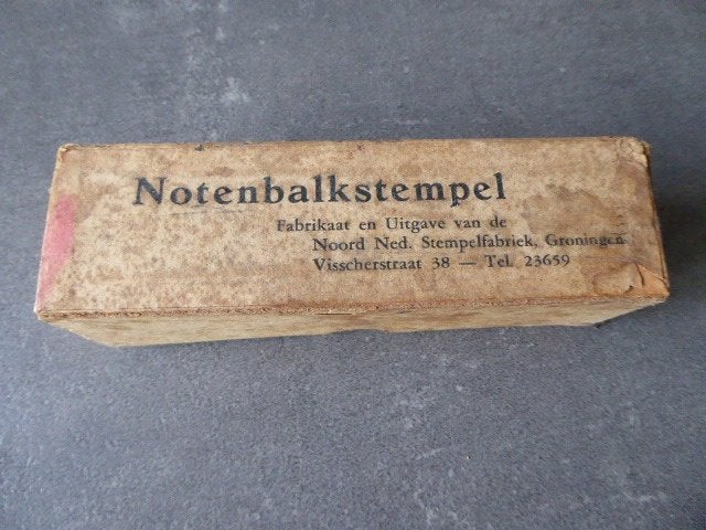 Notenbalkstempel, Ophalen of Verzenden