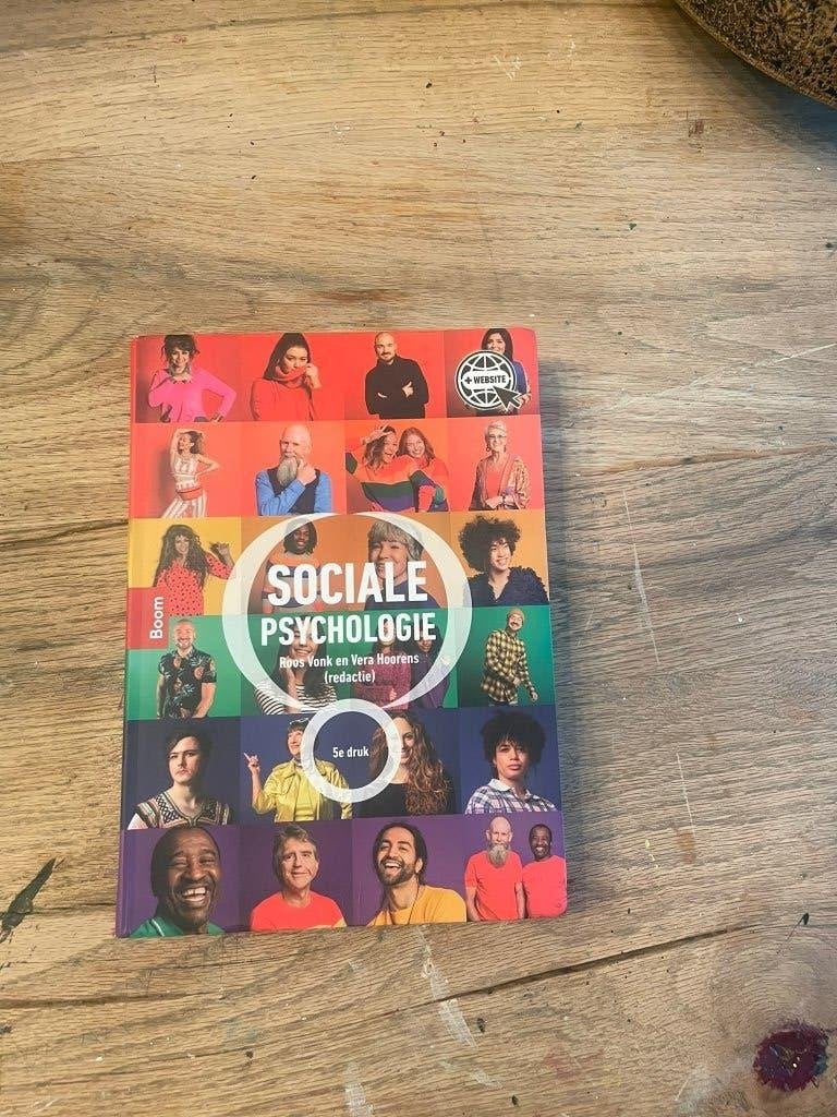 Studieboek Sociale psychologie, Boom, Zo goed als nieuw, Gamma, HBO
