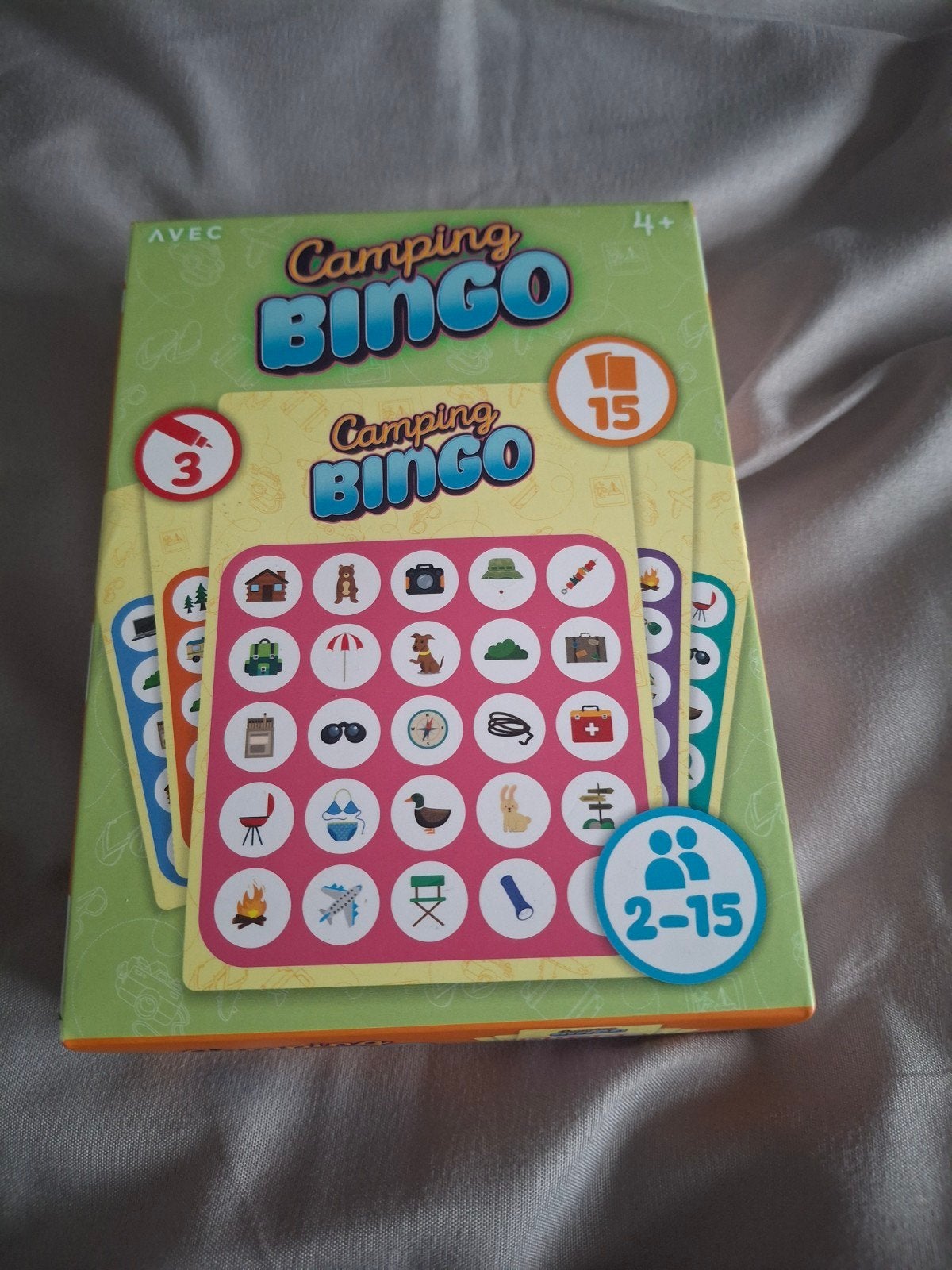 Camping Bingo - Leuk spel voor het hele gezin!, Hobby en Vrije tijd, Een of twee spelers, Ophalen of Verzenden, Nieuw
